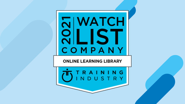 Blue Ocean Brain Selected for Training Industry 2021 Online Learning Library Watch List