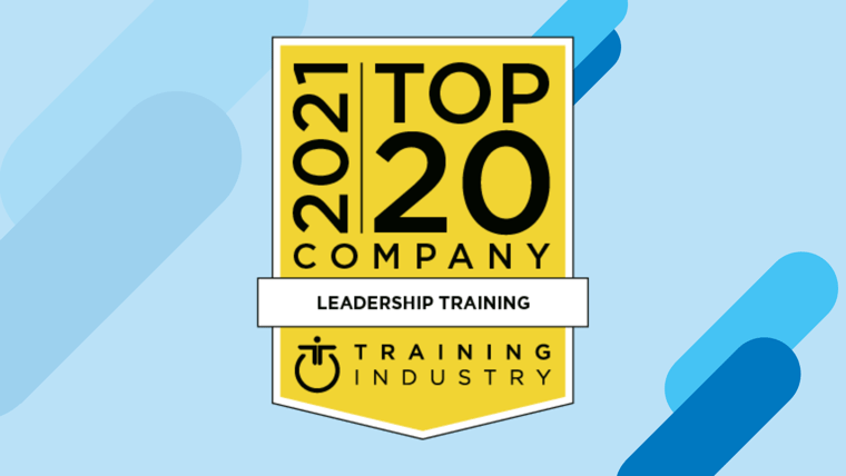 Blue Ocean Brain Selected as a 2021 Top 20 Leadership Training Company